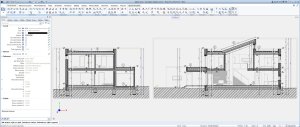 Na předměstí desetitisícového západočeského města roste moderní rodinný dům. Za jeho architekturou stojí Petr Sladký, projekční část zajistila kancelář AW Projekt. (na obrázku řezy)