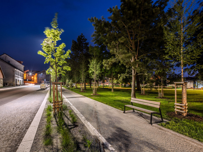 Obnova parku Stromovka v Humpolci, OK PLAN ARCHITECTS