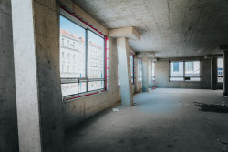 Proces výstavby (Bytový komplex Viktoria Center, architektonické řešení CTR group a.s.)