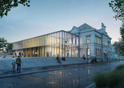 Revitalizace areálu Sokolovny v Rokycanech, Rusina Frei architekti / Martin Rusina, Martin Frei, Gabriela Sládečková, vizualizace