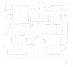 House in time, půdorys, Manuel e Francisco Aires Mateus