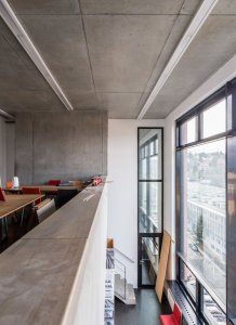 Nová budova Fakulty architektury ČVUT, stav z roku 2018, Alena Šrámková