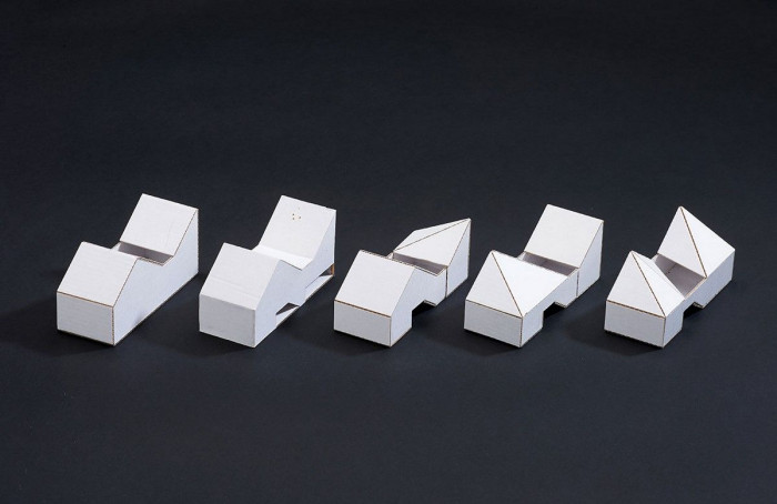 model, Twin house, bergmeisterwolf architekten,