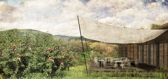 Vu Dinh Quang, Daniela Míková a Ondřej Novák, Malá architektura pro Velký rybník, sad a moštárna - foto