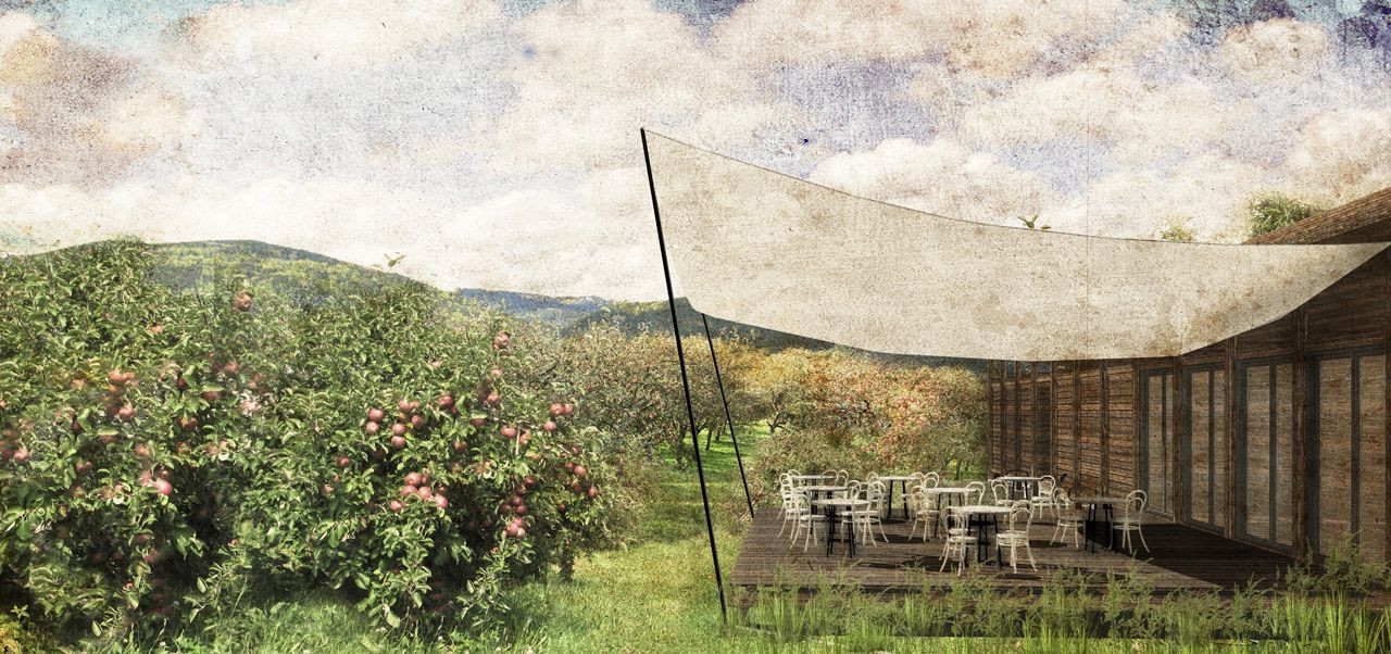 Vu Dinh Quang, Daniela Míková a Ondřej Novák, Malá architektura pro Velký rybník, sad a moštárna - foto