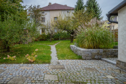 Pohled do zahrady (Konverze Pípalova malířství v Humpolci; MA Studio)