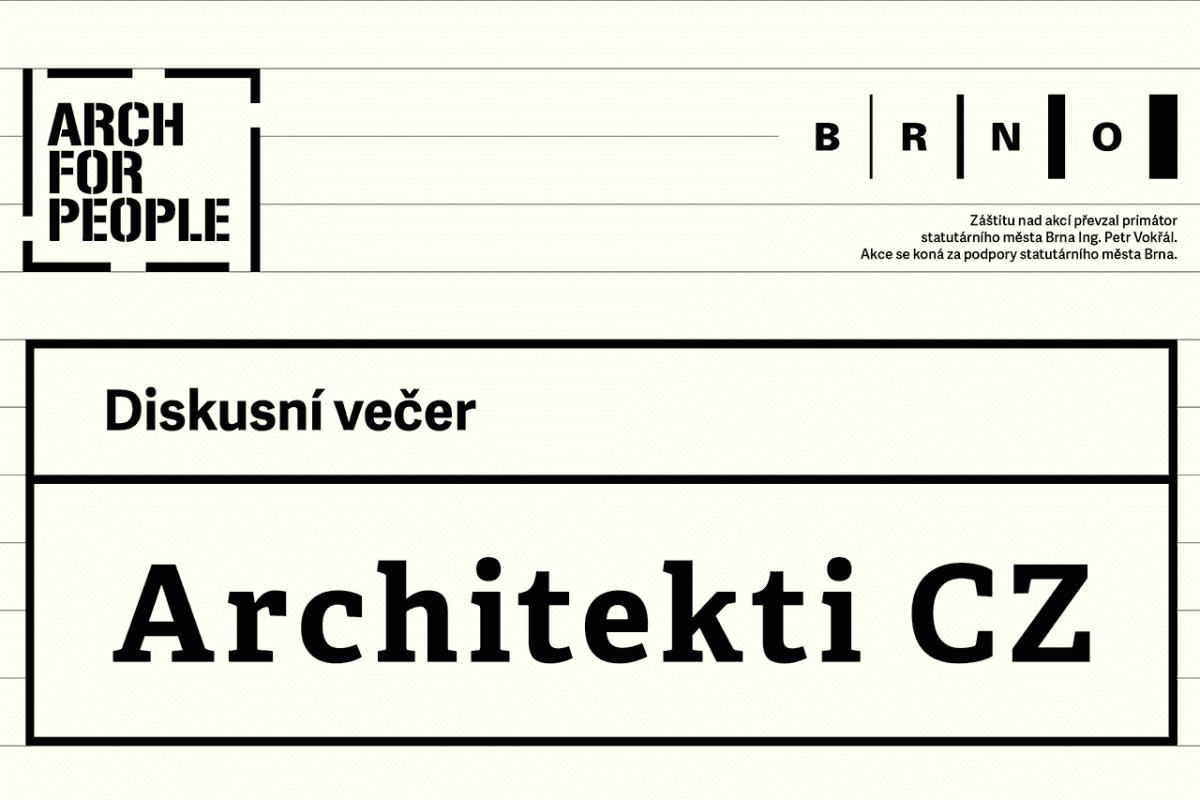 Architekti CZ - diskusní večer Brno
