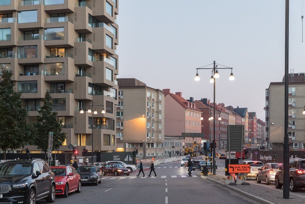 Bytová věž Norra Tornen ve Stockholmu, OMA