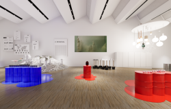 Vizualizace výstavy Made by Fire od edit! architects