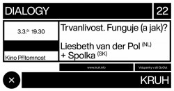Na březnové přednášce vystoupí architektka Liesbeth van der Pol spolu s Viktórií Mravčákovou z organizace Spolka