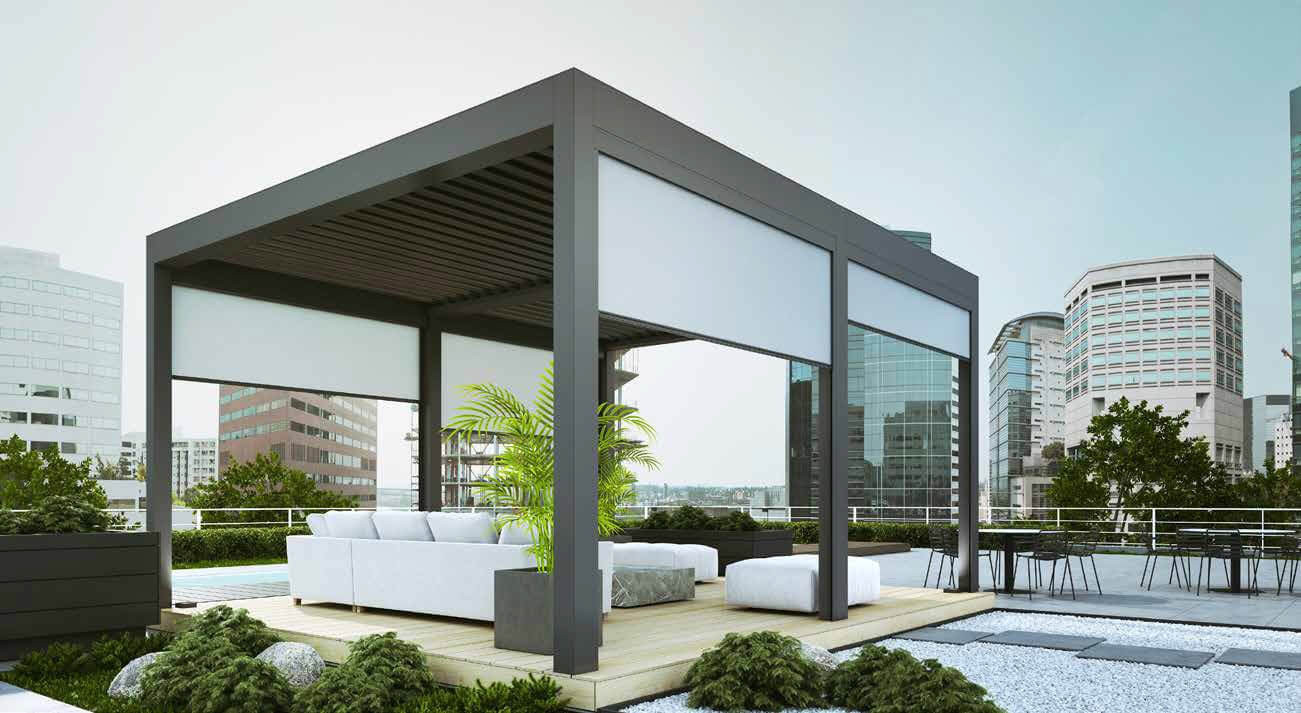 Bioklimatická pergola MB-OpenSky 140