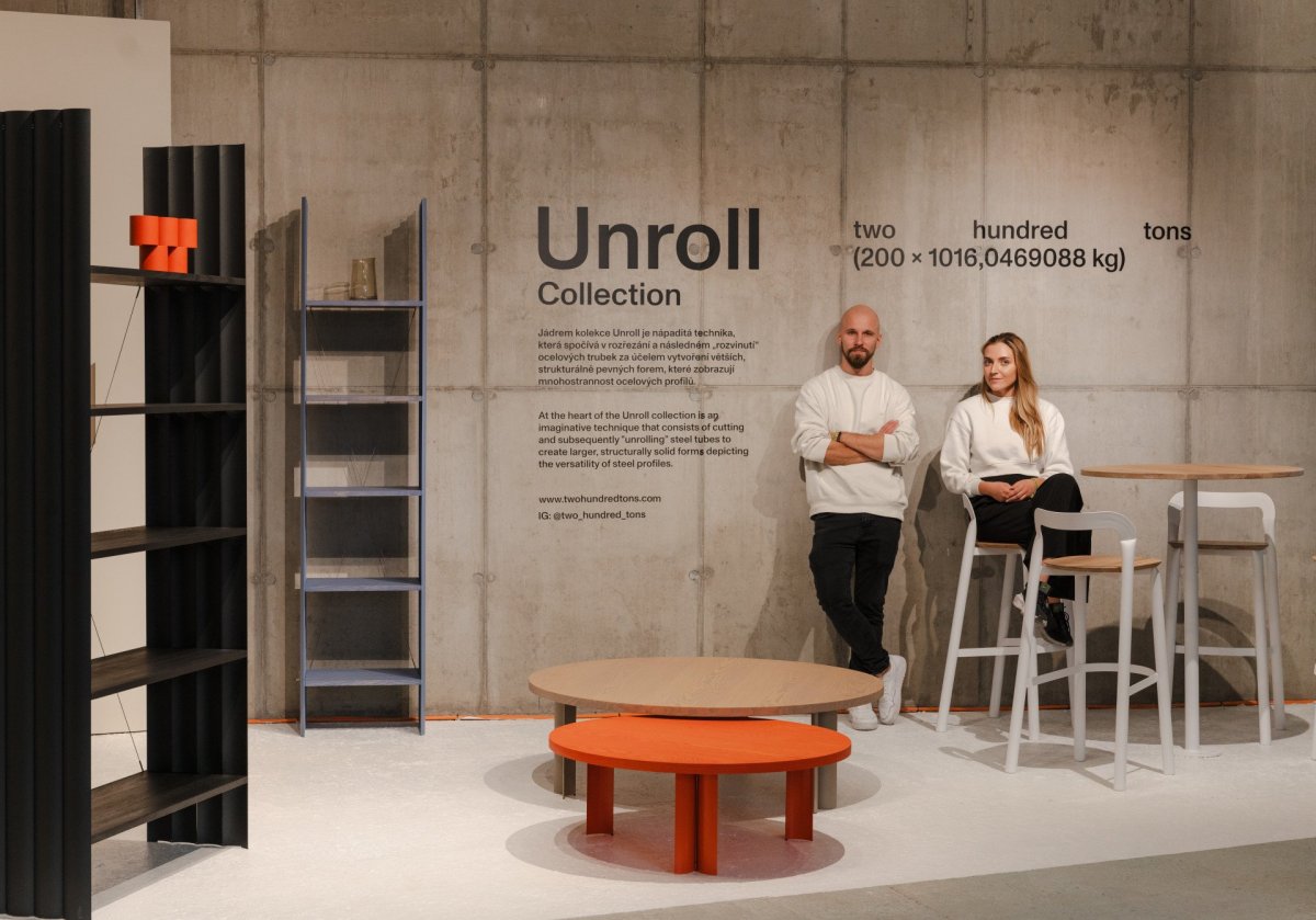V Cenách Designbloku bodovali mladí zahraniční designéři, kteří se seznámili na loňském festivalu, studenti z Berlína i nové designérské studio two hundred tons. 