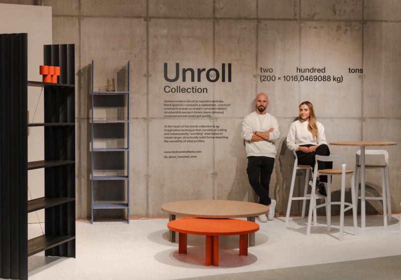 V Cenách Designbloku bodovali mladí zahraniční designéři, kteří se seznámili na loňském festivalu, studenti z Berlína i nové designérské studio two hundred tons.
