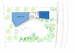 Rodinný dům v Ledenicích, situace, Ateliér Vostracký