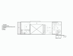 S+ diseño, Huiini House - půdorys patra