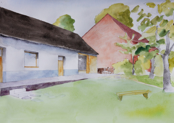 Komunitní centrum Opatovice, Rusina Frei architekti, skica