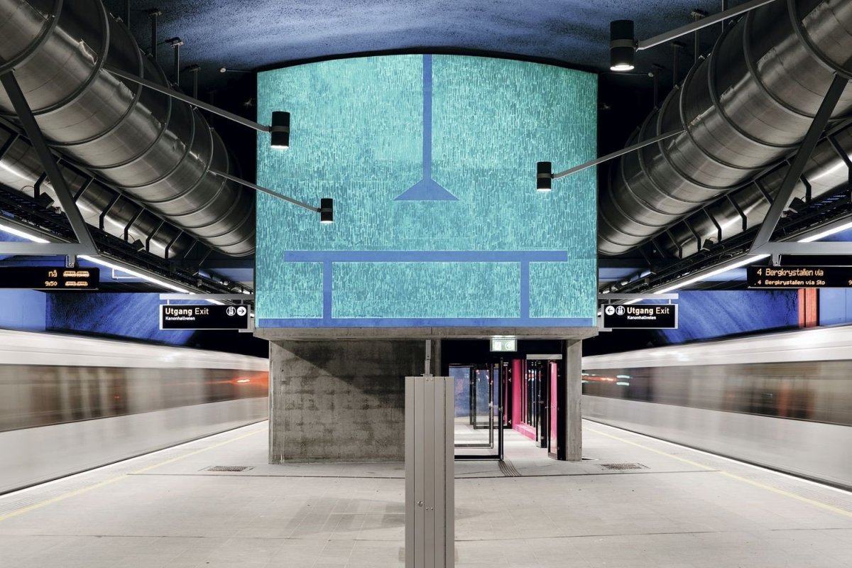 Stanice metra Loren od Arne Henriksen Arkitekter a MDH Arkitekter