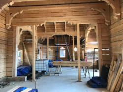 Libušín - foto z výstavby.