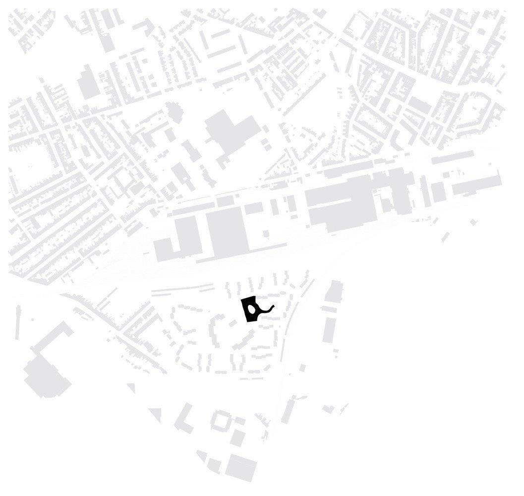 Jean Rostand School, SAM architecture, schwarzplan