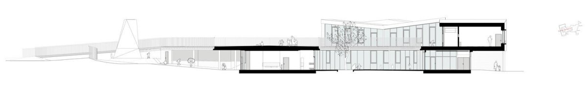 Jean Rostand School, SAM architecture, řez