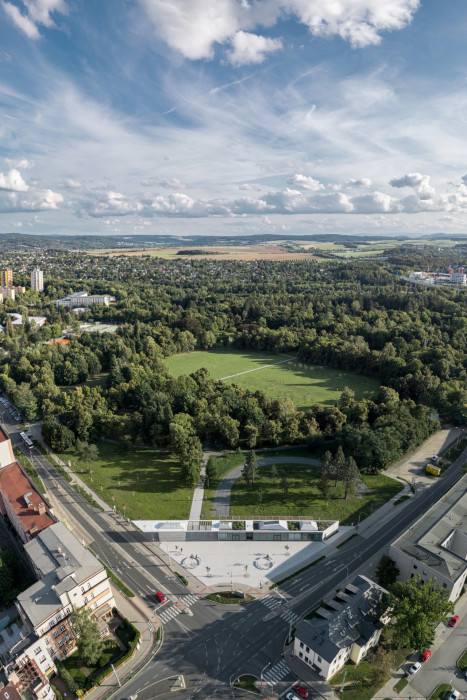 Brána do Borského parku v Plzni od sporadical