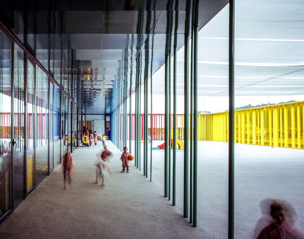 RCR Arquitectes, školka El Petit Comte, 2010, Besalú, Girona, Španělsko, spolupráce s J. Puigcorbém, foto