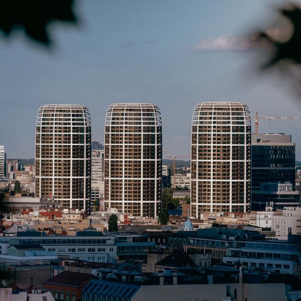 Výškové rezidenční budovy v Bratislavě od studia Zaha Hadid Architects