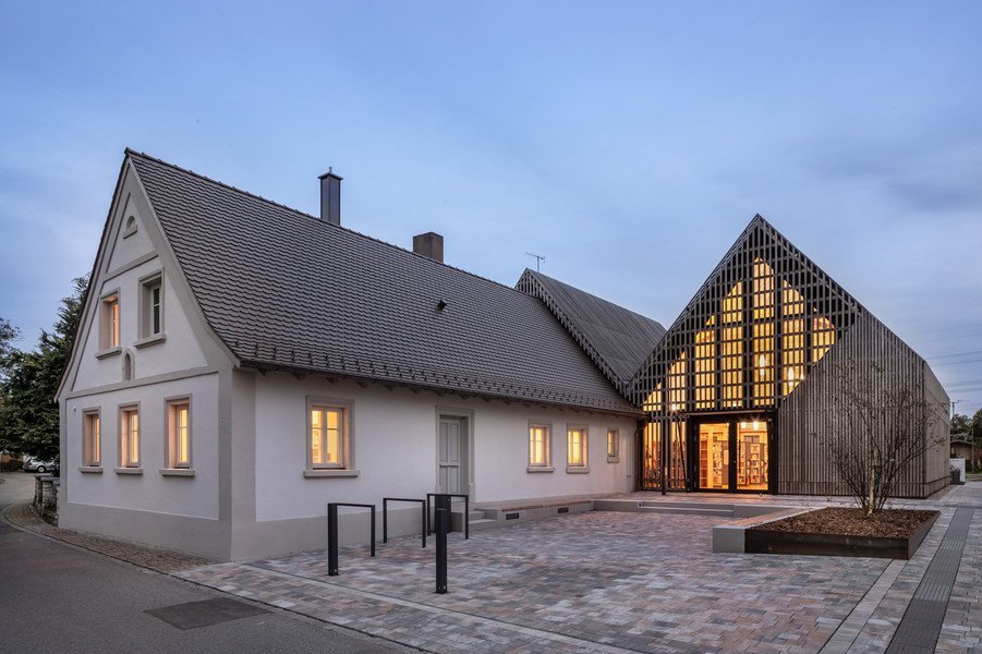 Knihovna Gundelsheim, Schlicht Lamprecht Architekten