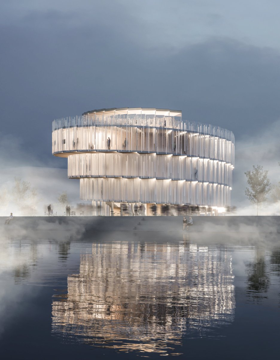 Československý pavilon na EXPO 2025 v Ósace od Apropos Architects - vizualizace