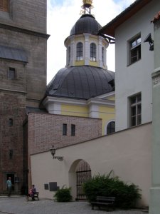 Přístavba pokladny a schodiště k Bílé věži v Hradci Králové od architekta Jaromíra Chmelíka