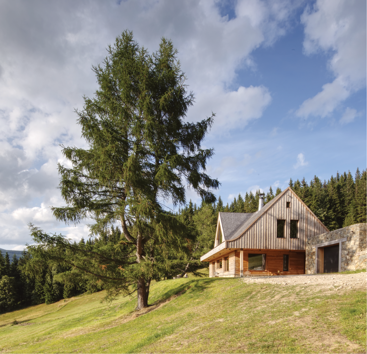 Boudička. Nenápadný dům, který sluší horské krajině