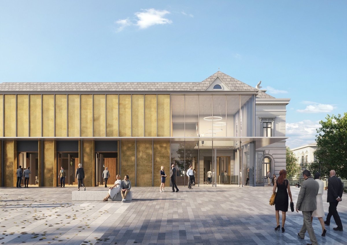 Revitalizace areálu Sokolovny v Rokycanech, Rusina Frei architekti / Martin Rusina, Martin Frei, Gabriela Sládečková, vizualizace