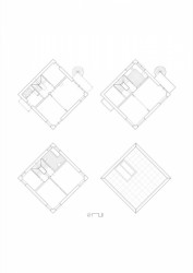 Rodinný dům Atlas v Nizozemsku, Monadnock, půdorysy