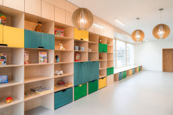Interiér (Mateřská škola ve Vědomicích, Architip)