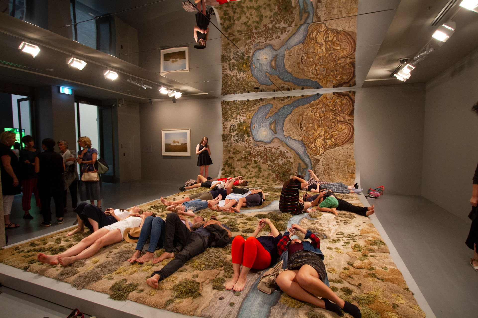 Alexandra Kehayoglou, Santa Cruz River, Tapestry, National Gallery of Victoria, 2016-2017