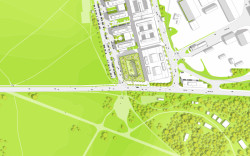 Obytný projekt 79&PARK ve Stockholmu, studio BIG, schéma