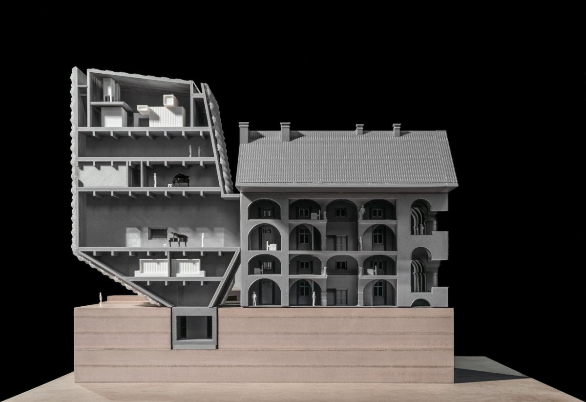 Rekonstrukce a dostavba pražské Invalidovny, Petr Hájek Architekti, sály filharmonického sboru.