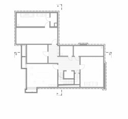 atelier-r, Přístavba laboratoří a počítačového centra CzechGlobe, půdorys 1. PP – foto