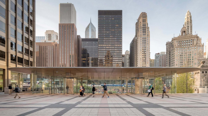 Apple Michigan Avenue , Foster + Partners