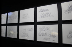 Gehry Partners, skici Franka Gehryho, foto