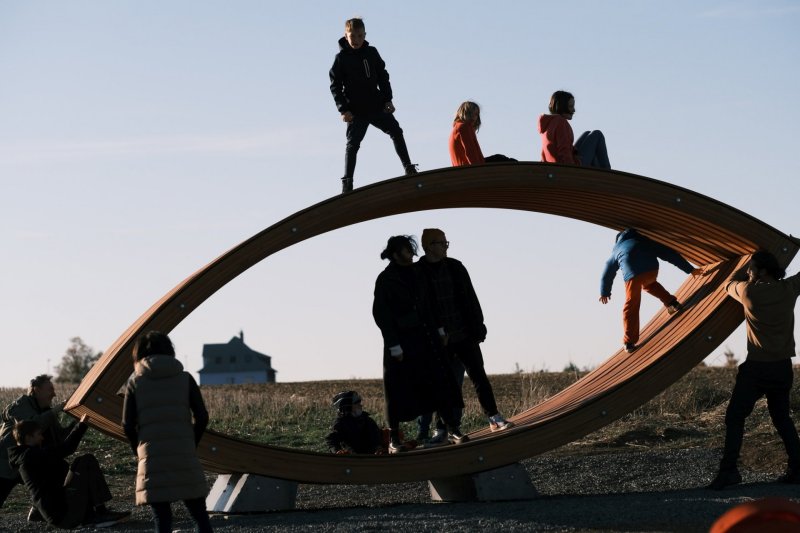 Nebušické Oko od studentů Fakulty architektury ČVUT z ateliéru Seho-Poláček