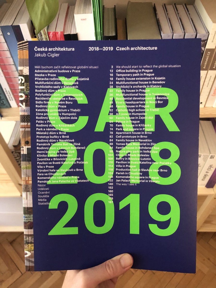 Česká architektura 2018-2019 – Jakub Cigler (ed.), Prostor - architektura, interiér, design, 2020, 192 stran - 3 kusy v soutěži. Foto: EARCH.cz