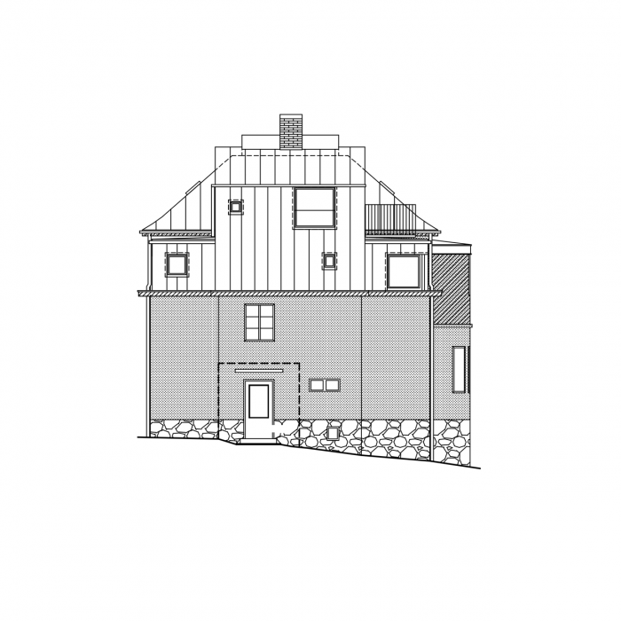 třiarchitekti, Stavební úpravy RD v Říčanech u Prahy, pohled severozápadní – foto