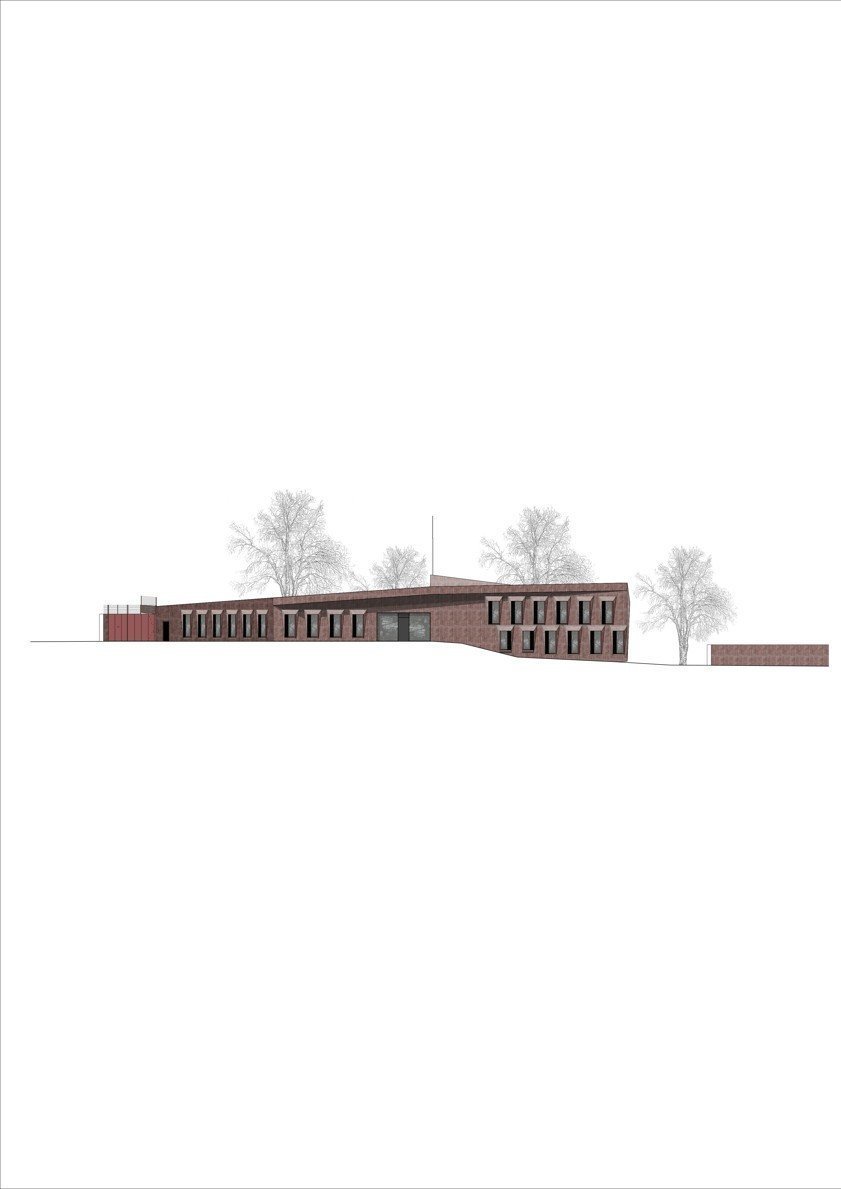 Švýcarská ambasáda v Nairobi, jižní pohled, Roeoesli & Maeder Architekten