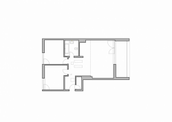 MIMOarchitekti, Výhľadňa pod Kolibou, půdorys, původní stav – foto