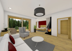 ARCHCON atelier - Hotelové apartmány podle Feng-shui - vizualizace