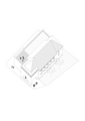 Axometrie (Sokolovna ve Veverských Knínicích, studio New Work)