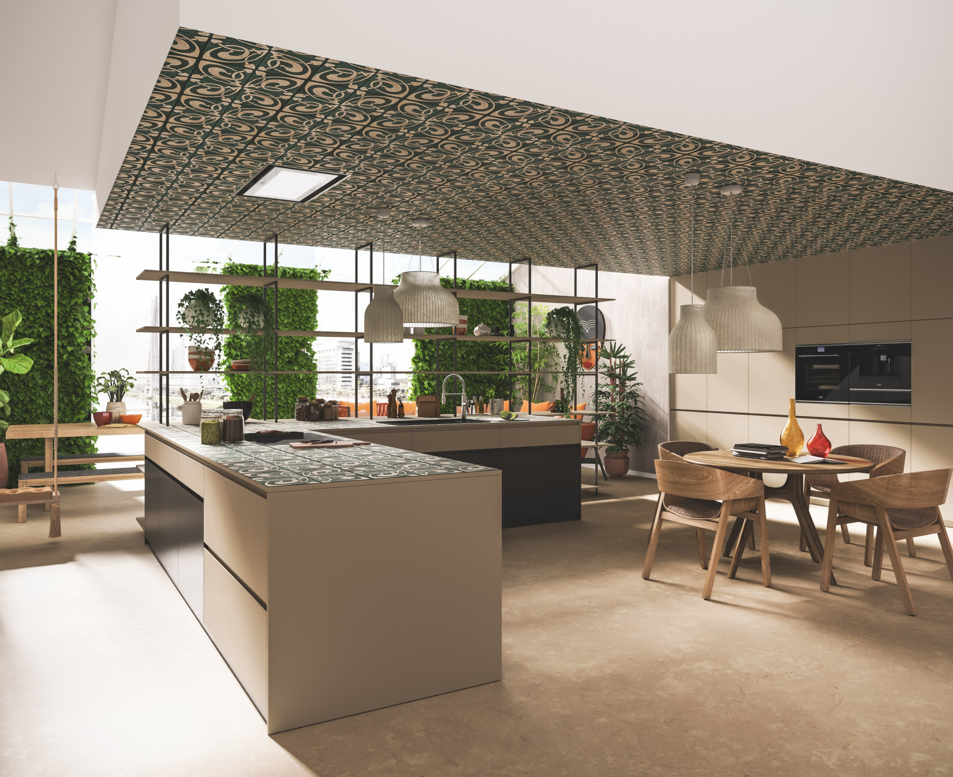 Byt s přírodou uvnitř v Sao Paulu