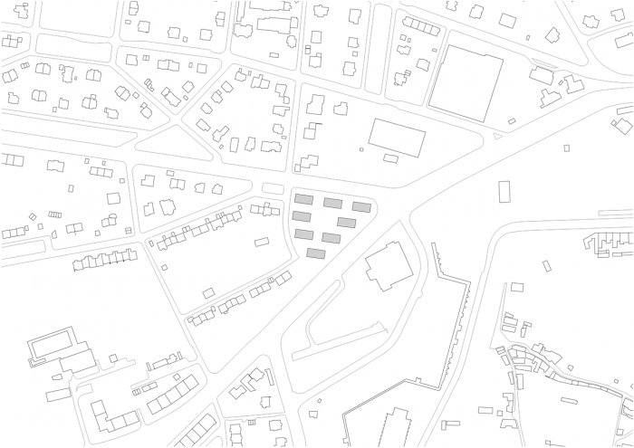 SCHINDLER SEKO ARCHITEKTI, Bytový soubor Triangle, situce – foto