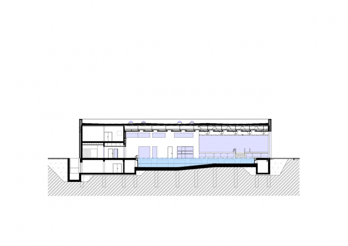 atelier-r, Aplikační centrum BALUO, řez B – foto